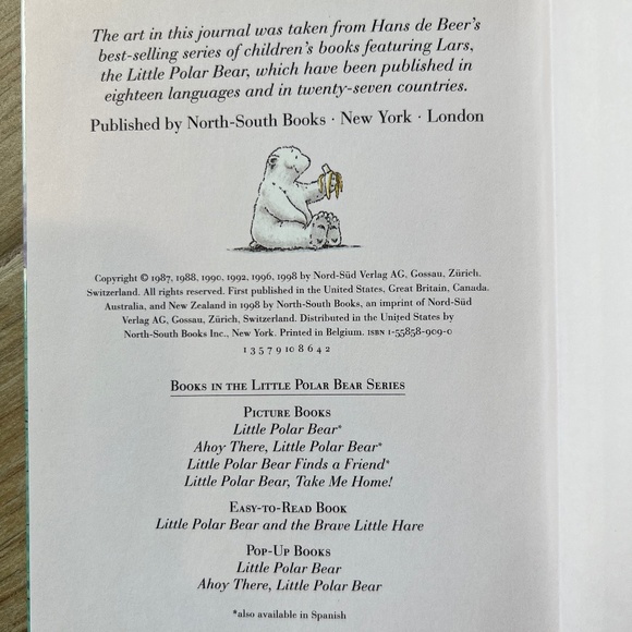 NWOT Little Polar Bear Journal - Picture 3 of 6